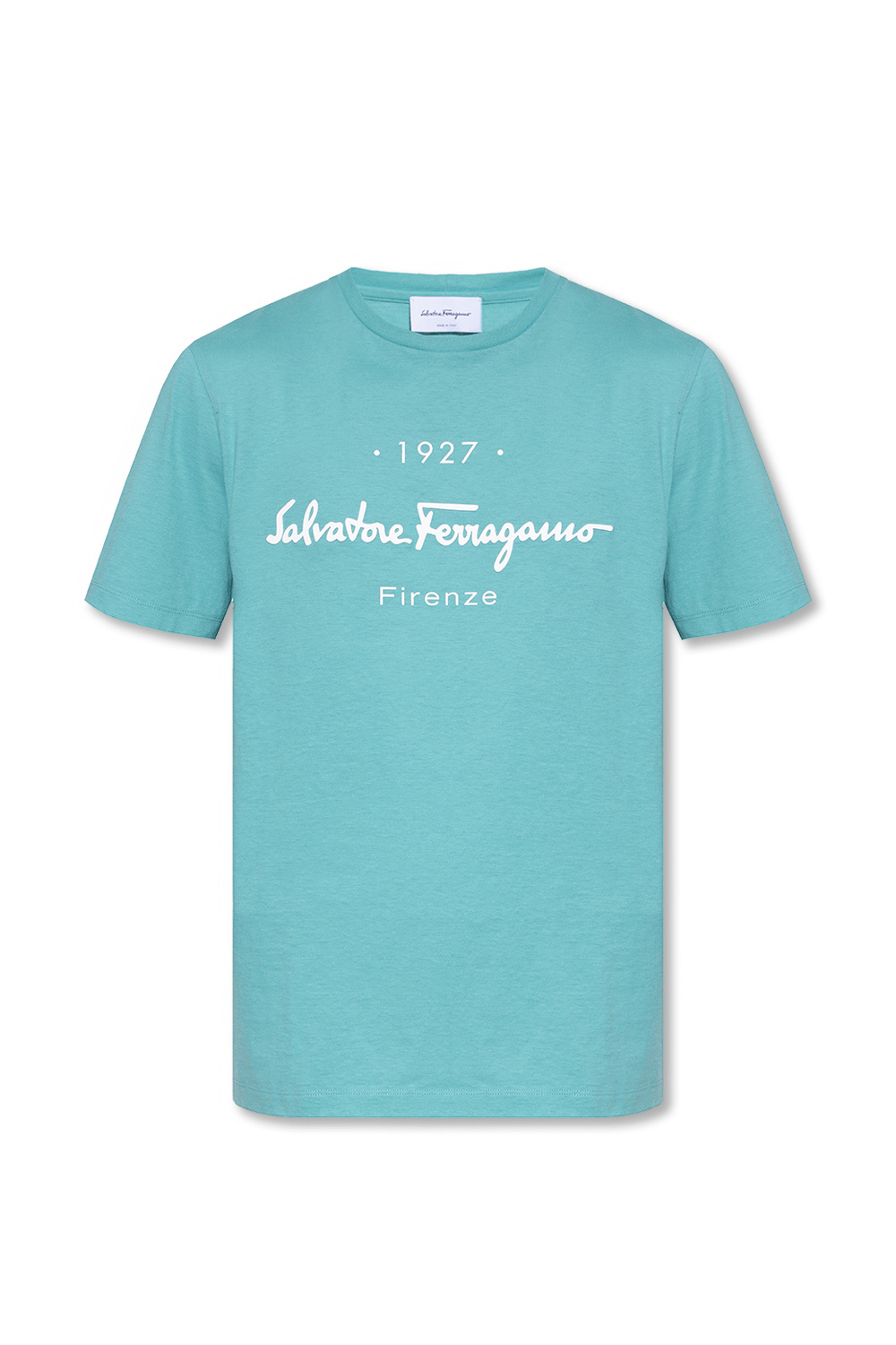 T - shirt with logo patent Salvatore Ferragamo - patent Salvatore 